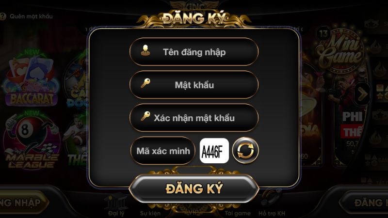 Đăng ký Kingfun để trải nghiệm chơi casino trực tuyến