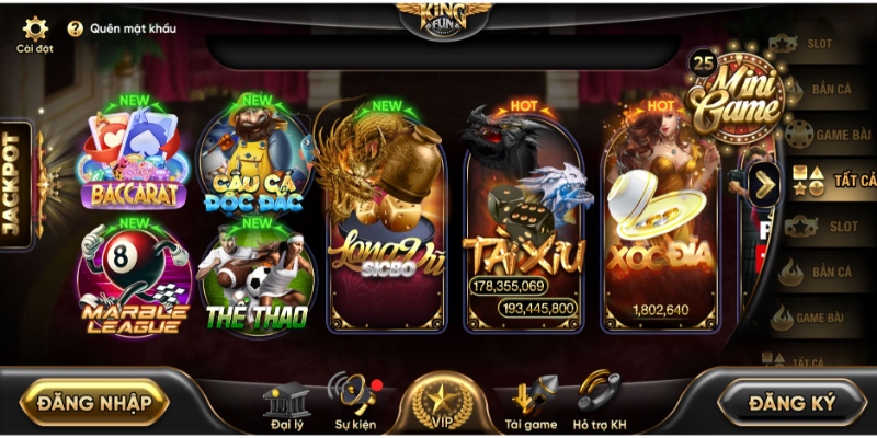 Đăng Nhập 1 Đăng nhập Kingfun